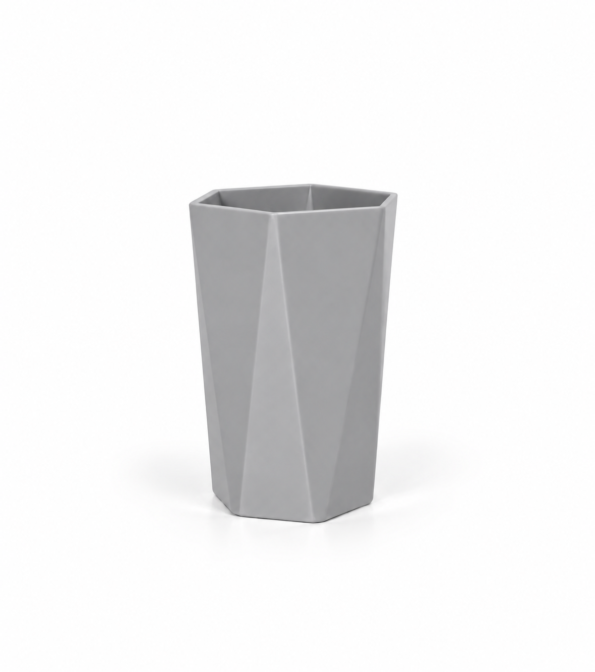 Grey Kenzé Rinse Cup toothbrush holder and bathroom tumbler
