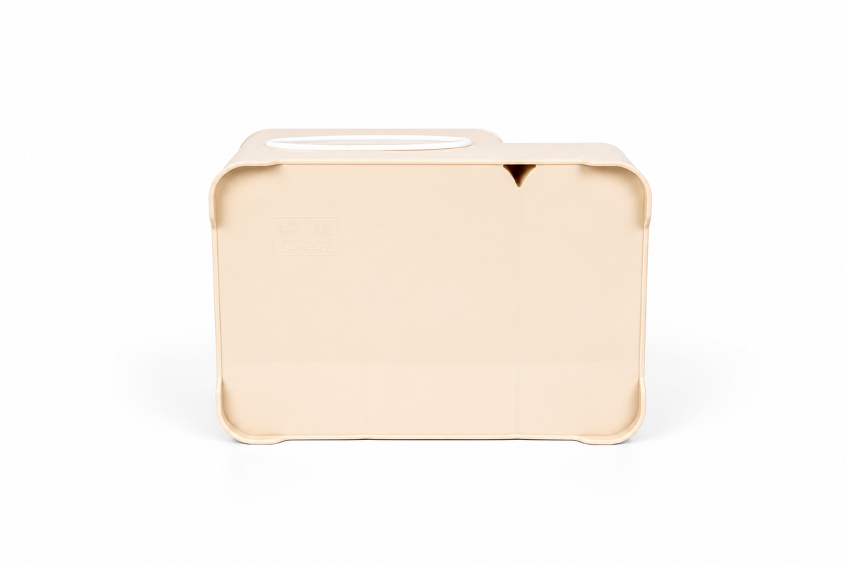  tissue holder and organiser for bathroom essentials detail 1